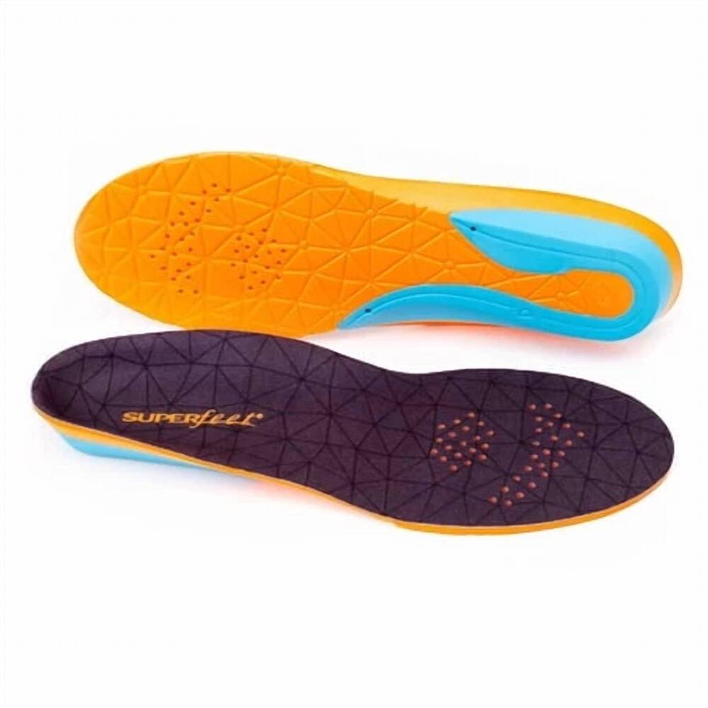 NEW SUPERFEET support comfort foam inserts in multicolor